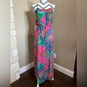 Collective Concepts spaghetti strap floral maxi dress